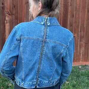 Cropped Denim Jacket - Large